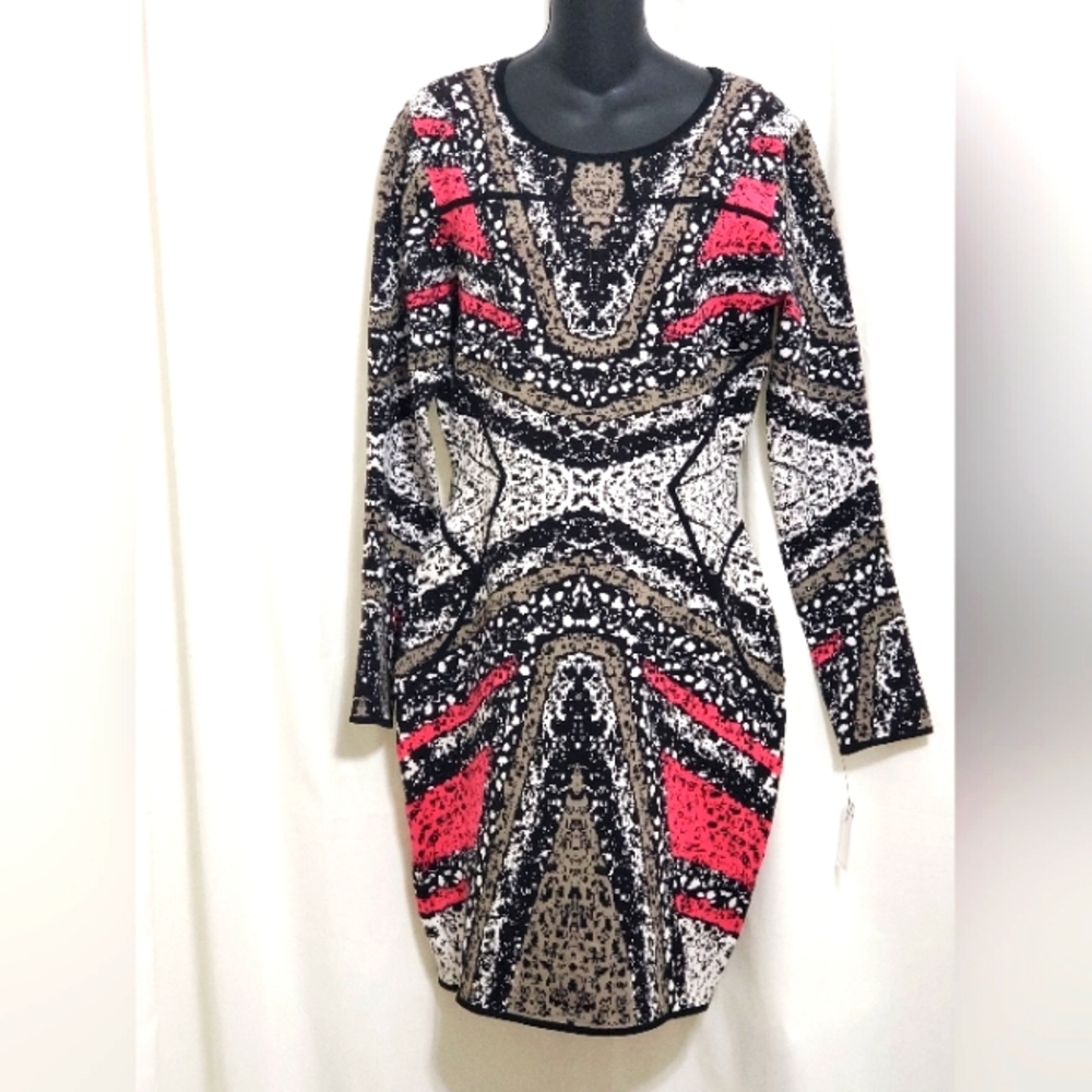 Diane Von Furstenberg Multicolor Patterned Dress